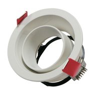 Led Inbouw Spot Armatuur Rond Wit | Verzonken + Richtbaar