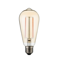 Dimbare led lamp E27 2W 2700K GOLD (ST64)