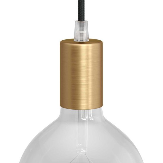 Lampfitting Cilindrisch E27 | Geborsteld Goud - Afbeelding 3