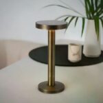 KS Solo Brass oplaadbare tafellamp | Brons | H22cm