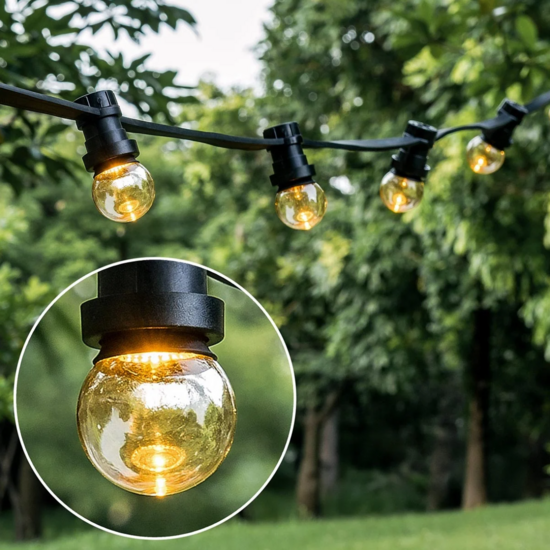 E27 dimbare led lamp | 2W | 2000K | Led in bodem | Ø45 | Geschikt voor prikkabel - Image 2