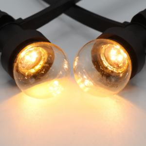 E27 dimbare led lamp 2W 2000K Led in bodem Ø45 Geschikt voor prikkabel