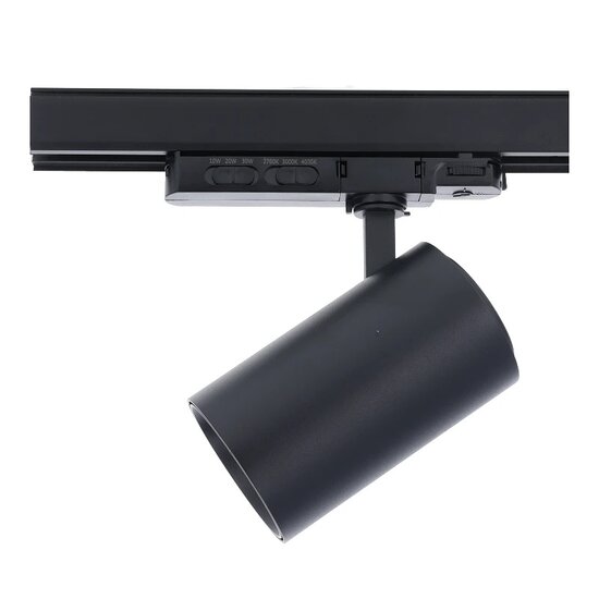 Railspot | 3-fase | Dimbaar | Zwart | 10W-20W-30W instelbaar
