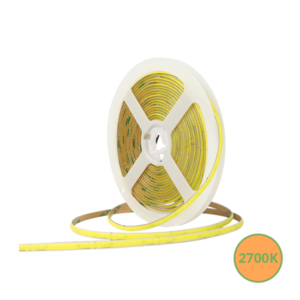 COB ledstrip 3mm - 2700K - 24V - 8W/m - 5M - 2cm knipbaar - IP20