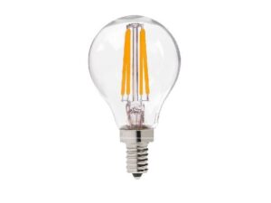 LED filament kogellamp G45 E14 4W 2200K helder dimbaar