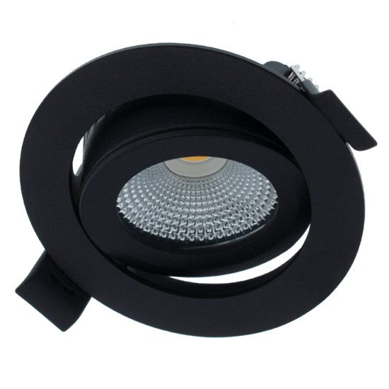 Recessed LED spotlight EXTRA THIN - Black 5W | Dimmable
