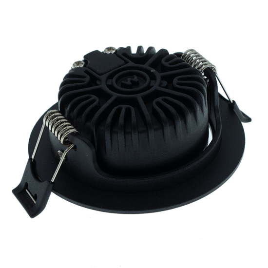 Recessed LED spotlight EXTRA THIN - Black 5W | Dimmable