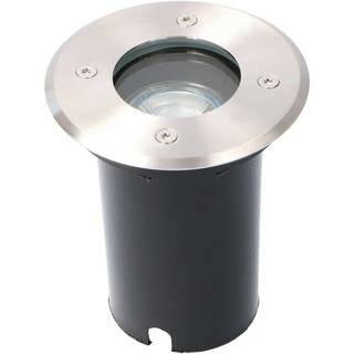 Spot encastrable de sol Inox 1xGU10 | Argenté | IP67 | Ampoule non incluse