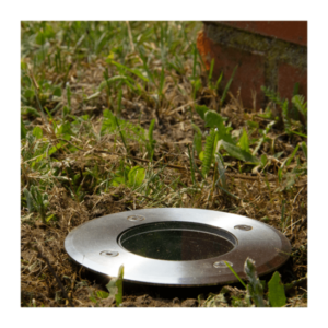Ronde Profolux grondinbouwspot met GU10 fitting en IP65 bescherming