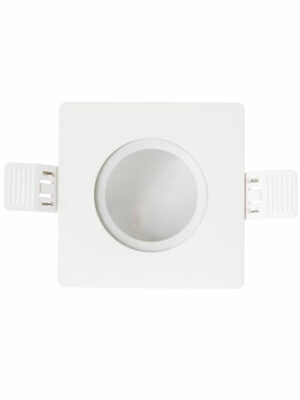 LED Inbouw Spot Armatuur - Wit Vierkant IP65 | Badkamer 90mm van Interlight