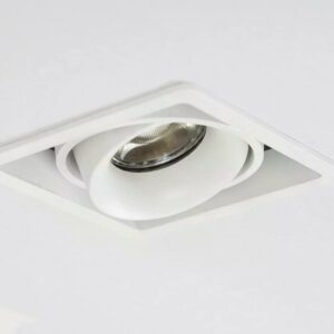 Bjorn 1 inbouwspot | zwart/wit | GU10
