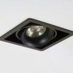 Bjorn 1 inbouwspot | zwart | GU10