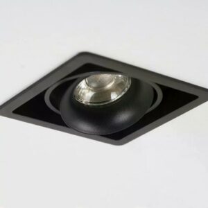 Bjorn 1 inbouwspot | zwart | GU10