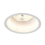 Moderne inbouwspot wit GU10 AR70 | Zaagmaat Ø97 mm in wit