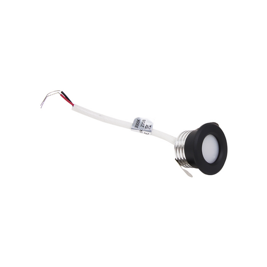 LED inbouwspot 1.5W zwart dimbaar | 99lm | 2700K warm wit IP44 - Image 3