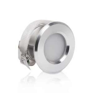 LED Mini-Einbaustrahler 1,5W silber dimmbar | 60lm | 2700K warmweiß IP44 in silber