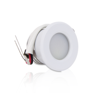 LED-Einbaustrahler 1,5W weiß dimmbar | 60lm | 3000K warmweiß IP44 in weiß