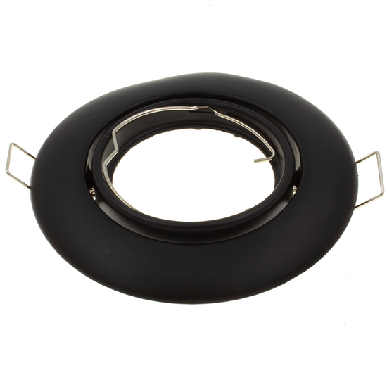 Inbouwspot armatuur kantelbaar Zwart | Voor Ø50mm spots | Ø78mm zaagmaat - Afbeelding 4