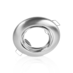 Inbouwspot armatuur vast | Ø50mm spots | Ø78mm zaagmaat | Zilver in zilver