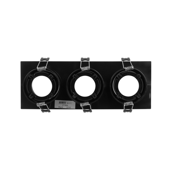 Inbouwarmatuur voor 3 spots | TRIPLE | Geschikt voor Ø50 mm GU10/MR16 – Bild 3