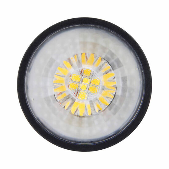 LED GU10 spot Sponde zwart | 7W | 2700K warm wit | dimbaar | 60° - Image 2