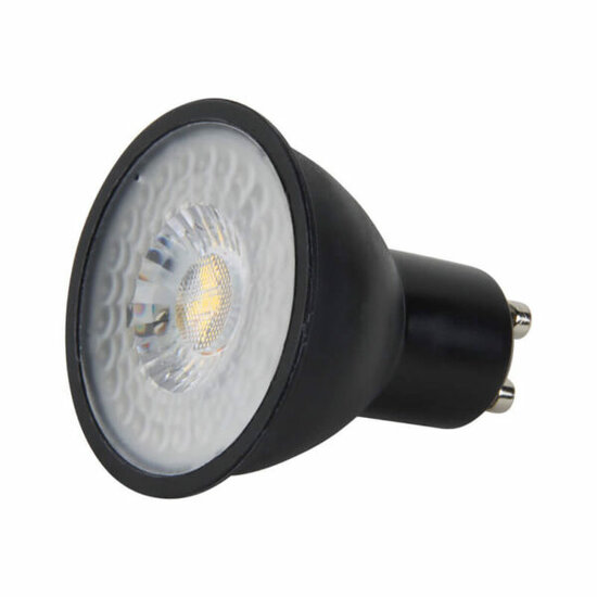 LED GU10 spot Sponde zwart | 7W | 3000K warm wit | dimbaar | 60° – Bild 4