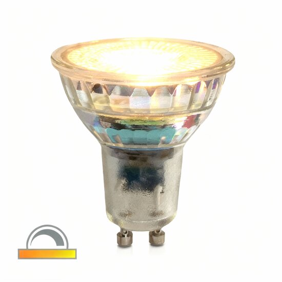 GU10 LED spot dim to warm 5W 2200–3000K 60° GU10 dimbaar