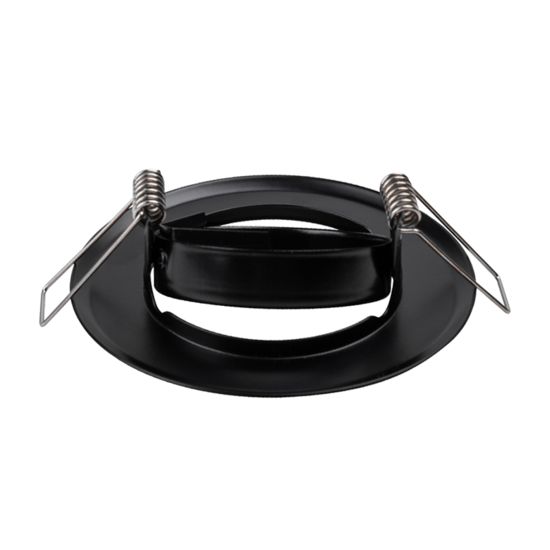 Kantelbaar inbouwspot armatuur | Ø50mm spots | Zaagmaat Ø65mm | Zwart – Image 2