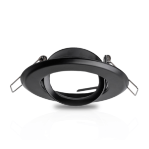 Kantelbaar inbouwspot armatuur | Ø50mm spots | Zaagmaat Ø65mm | Zwart in zwart