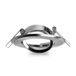 Kantelbaar inbouwspot armatuur | Ø50mm spots | Zaagmaat Ø65mm | Zilver in zilver