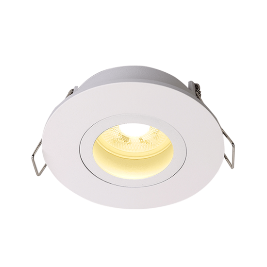 GU10/MR16 inbouwarmatuur wit kantelbaar | Voor 50mm LED spots | IP65 – Image 2