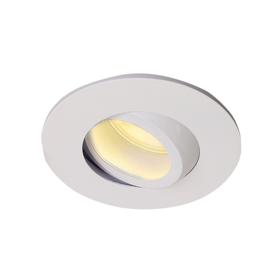 GU10/MR16 inbouwarmatuur wit kantelbaar | Voor 50mm LED spots | IP65 – Image 3