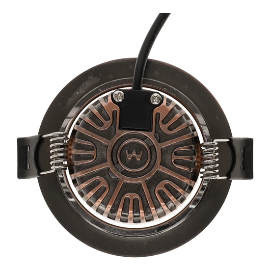 Led inbouwspot slim-fit 5W dim to warm koper | 300 lumen CRI90 | IP65 Ø69mm – Bild 4