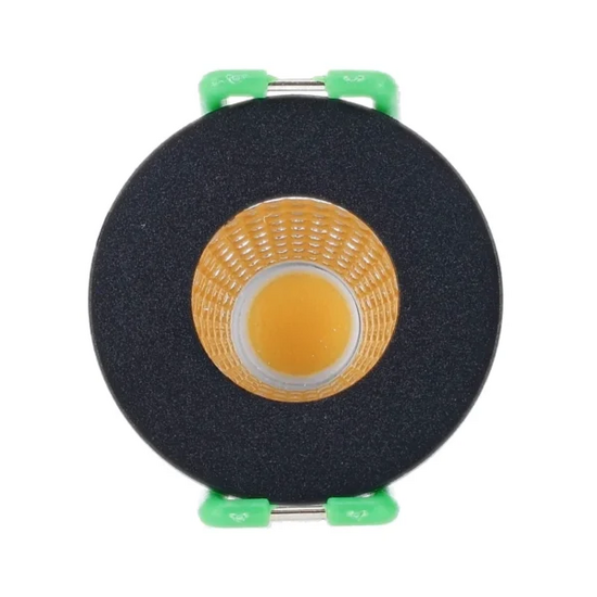 LED mini inbouwspot 3W zwart | 240lm | 2700K warm wit IP65 – Image 2
