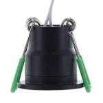 LED mini inbouwspot 3W zwart | 240lm | 2700K warm wit IP65 in zwart