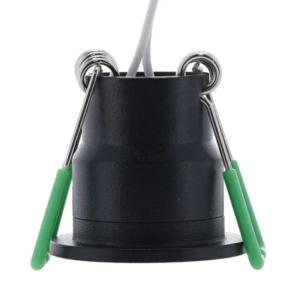 LED mini inbouwspot 3W zwart | 240lm | 2700K warm wit IP65 in zwart