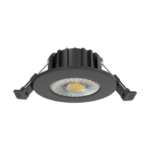LED-Einbaustrahler 6W schwarz dimmbar | 600lm | Einstellbare Lichtfarbe IP65 in Schwarz