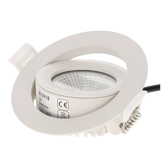 Led inbouwspot slim-fit | 4-6W | Dimbaar | CCT-switch | IP65 | Wit – Bild 4