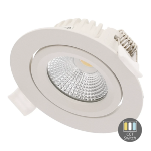 Led inbouwspot slim-fit | 4-6W | Dimbaar | CCT-switch | IP65 | Wit