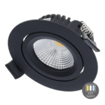 LED-Einbaustrahler Slim-Fit | 4-6W | Dimmbar | CCT-Schalter | IP65 | Schwarz