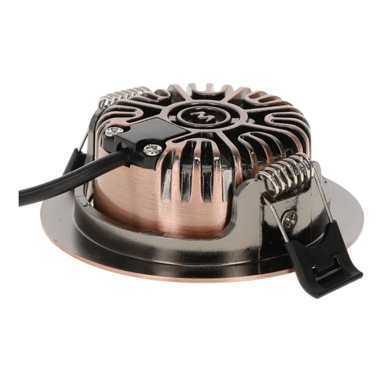 Led inbouwspot slim-fit | 4-6W | Dimbaar | CCT-switch | IP65 | Koper - Afbeelding 4