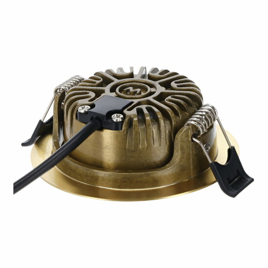 Led inbouwspot slim-fit | 4-6W | Dimbaar | CCT-switch | IP65 | Messing – Image 4