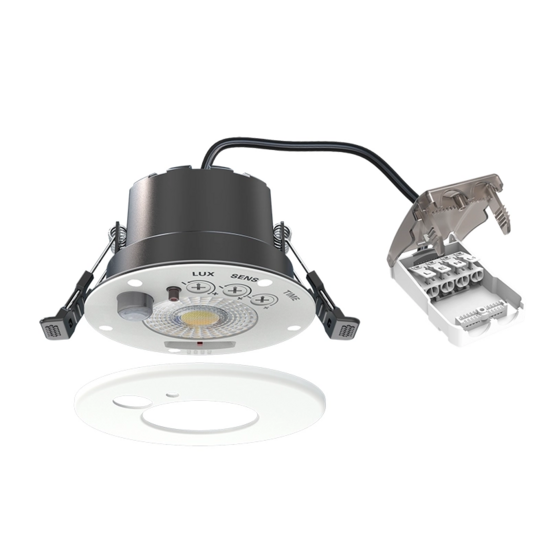 LED inbouwspot met sensor 6W wit | 600lm | Instelbare lichtkleur IP65 - Afbeelding 3