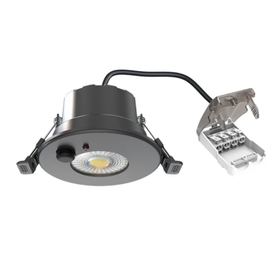 LED inbouwspot 6W zwart dimbaar | 600lm | Instelbare lichtkleur & instelbare sensor IP65 - Afbeelding 3