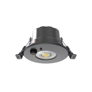 LED inbouwspot 6W zwart dimbaar | 600lm | Instelbare lichtkleur & instelbare sensor IP65 in zwart