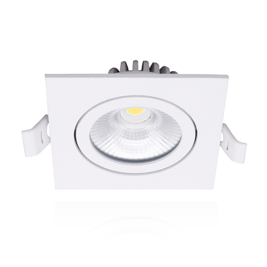 Led inbouwspot vierkant | Slim-Fit | Wit | 6W | Dimbaar | CCT-Switch