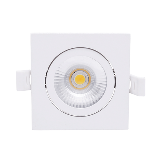 Led inbouwspot vierkant | Slim-Fit | Wit | 6W | Dimbaar | CCT-Switch