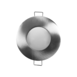 Inbouwspot armatuur waterdicht IP65 | Ø50mm spots | Ø70mm zaagmaat | Zilver in zilver