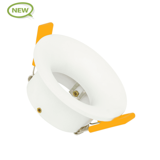 Inbouwspot armatuur rond | Ø70mm | Wit aluminium - voor 50mm LED spots – Image 2