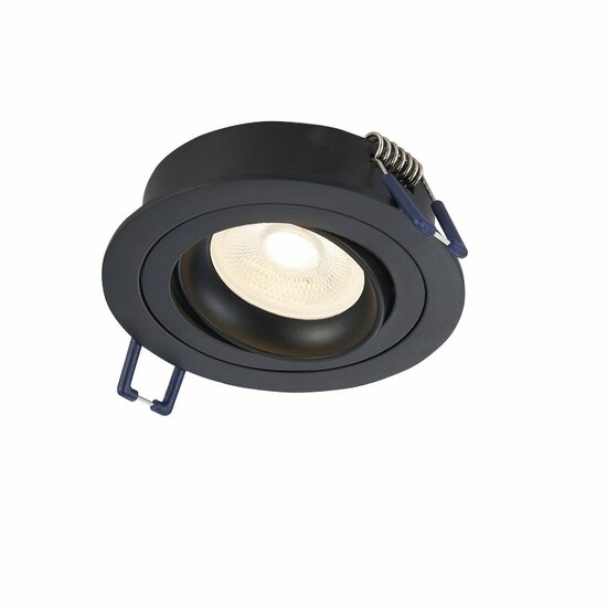 Inbouwspot armatuur kantelbaar | Ø50mm spots | Ø80mm zaagmaat | Zwart - Afbeelding 3